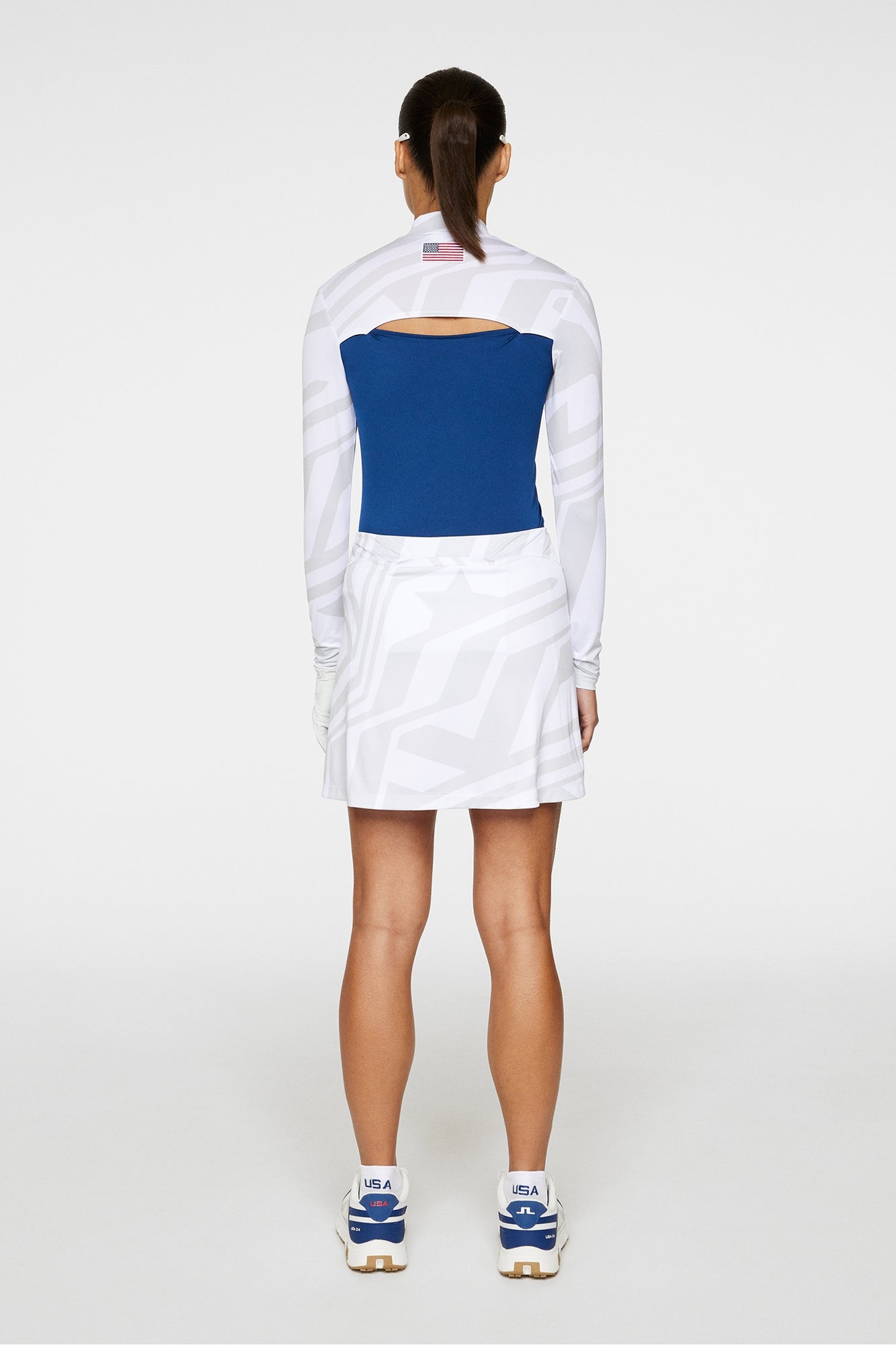 Women | Gisele Skirt Print | Us Golf White