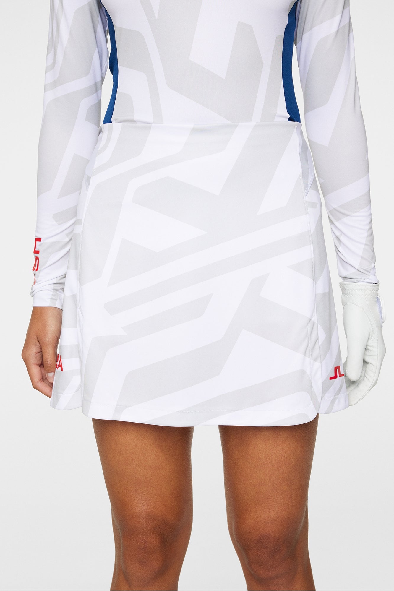 Women | Gisele Skirt Print | Us Golf White
