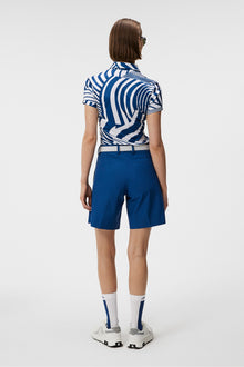 Women | Hailey Print Polo | Dazzle Wave Estate