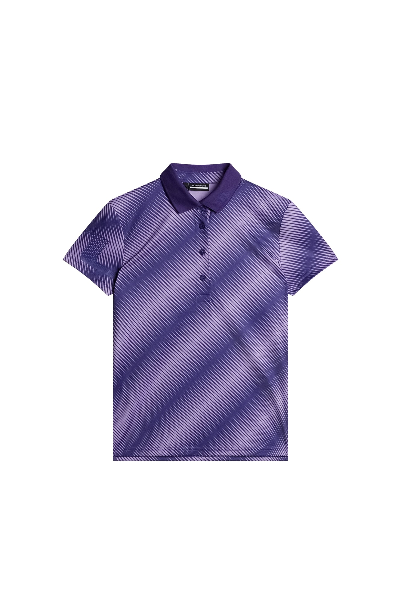 Women | Heidi Print Polo | Comb Deep Wisteria M