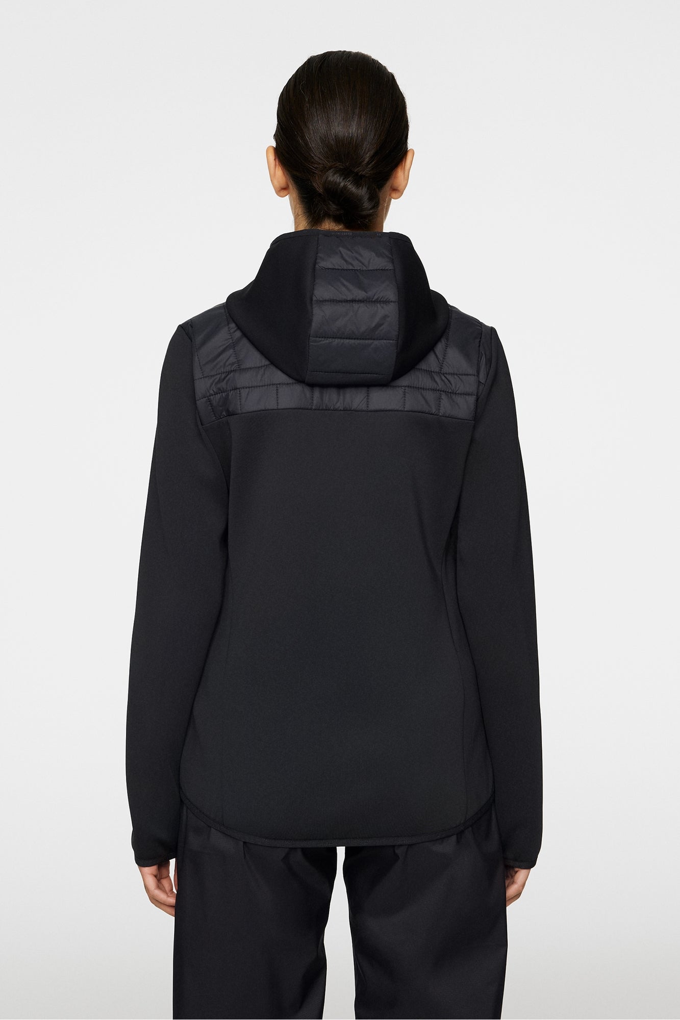 Women | Holma Quilt Hybrid Hood | Black