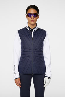 Women | Holma Quilt Hybrid Jacket | JL Navy