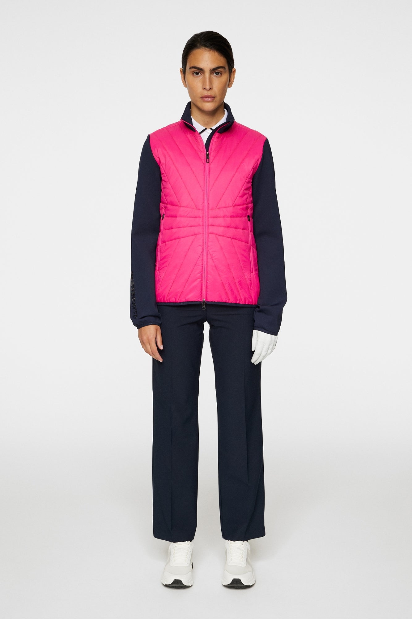 Women | Holma Quilt Hybrid Jacket | Pink Peacock