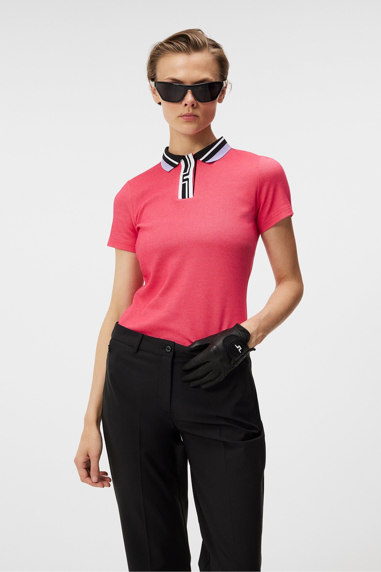Women | Ivy Polo | Rose Red Melange