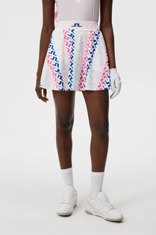 Women | Joline Print Skirt | Pink Painted Bridge