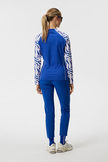 Women | June Print Mid Layer | Purple Painted Zebra