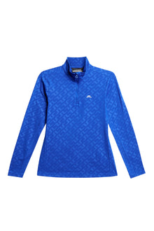 Women | Lauryn Deboss Mid Layer | Bias Bridge Blue