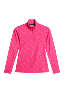 Women | Lauryn Deboss Mid Layer | Bias Bridge Pink