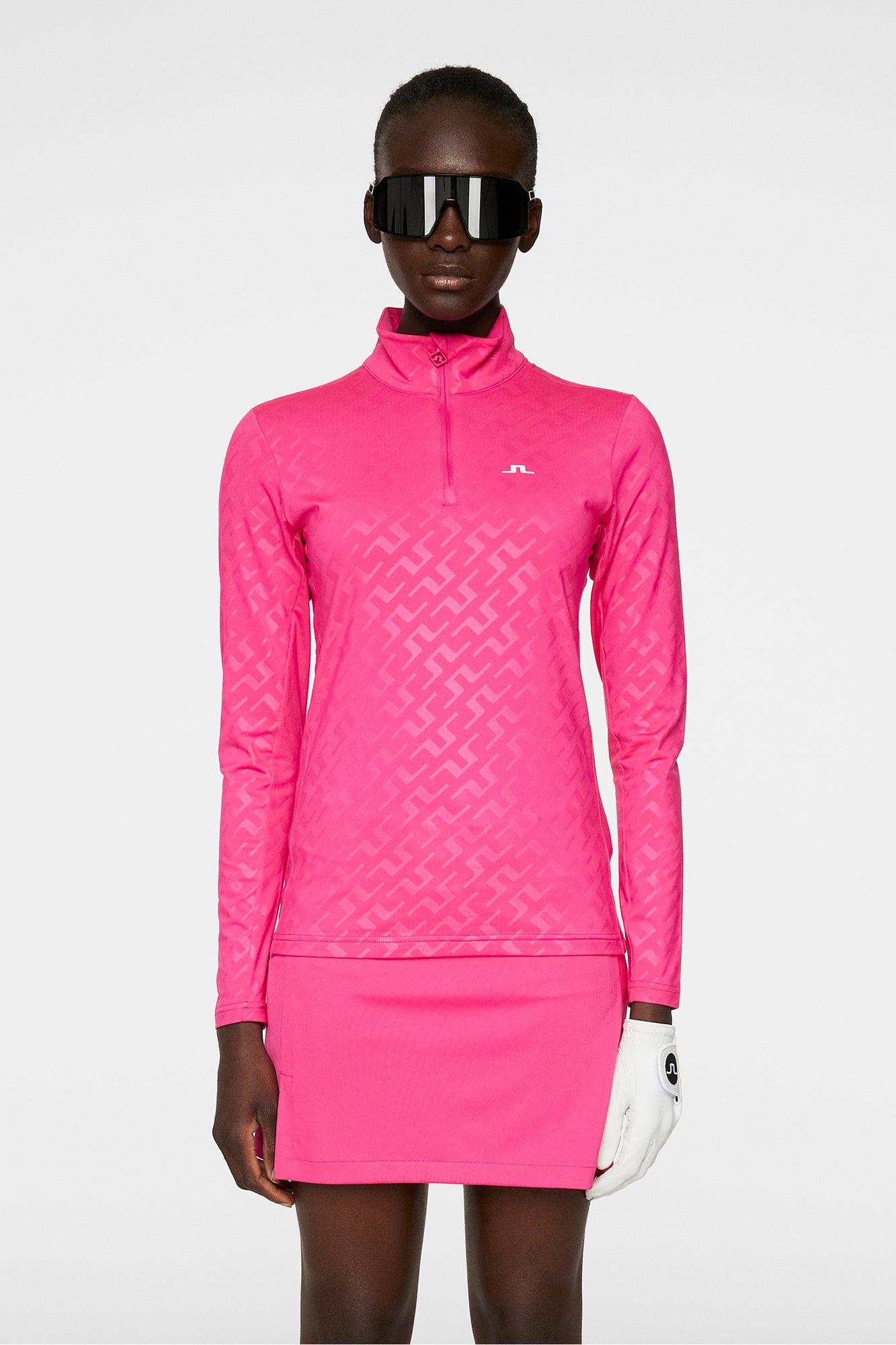 Women | Lauryn Deboss Mid Layer | Bias Bridge Pink