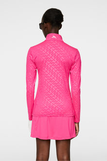 Women | Lauryn Deboss Mid Layer | Bias Bridge Pink