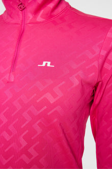 Women | Lauryn Deboss Mid Layer | Bias Bridge Pink