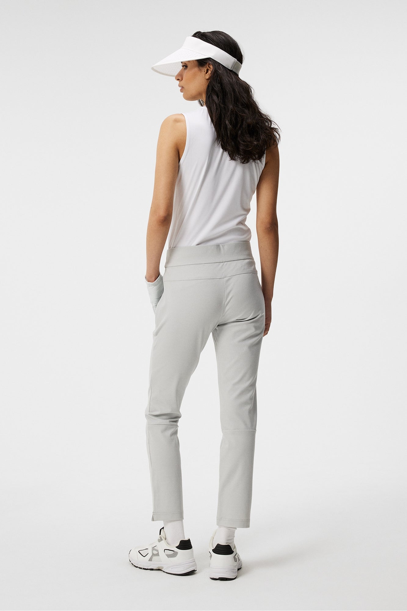 Women | Lea Pull On Pant | Light Grey Melange