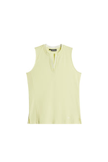 Women | Leya Sleeveless Top | Pale Lime Yellow