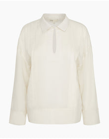 Women | Linen Pintuck Popover Shirt | Natural