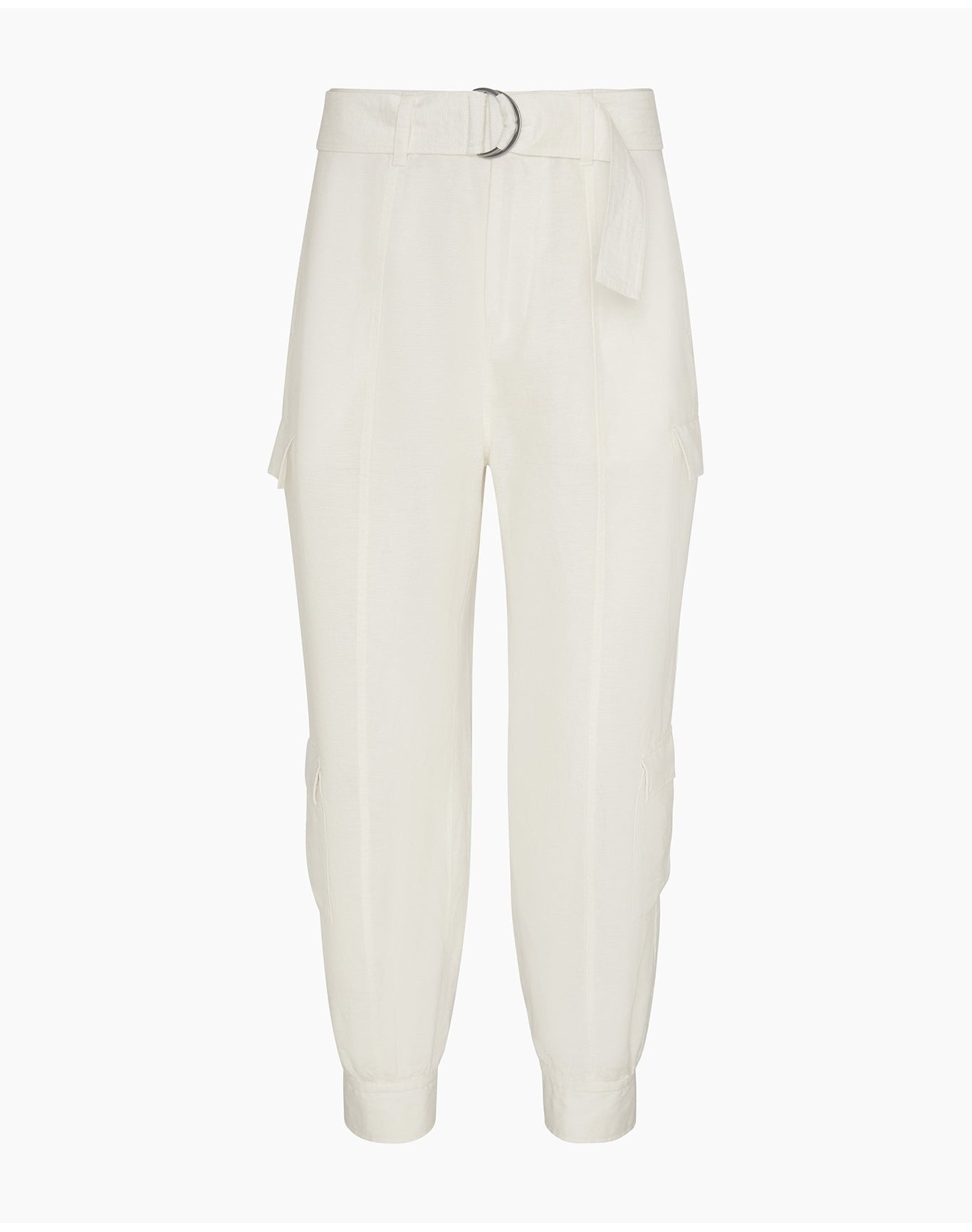 Women | Linen Utility Pant | White
