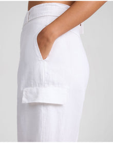 Women | Linen Utility Pant | White