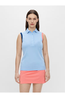 Women | Malin Sleeveless Golf Top | Summer Blue