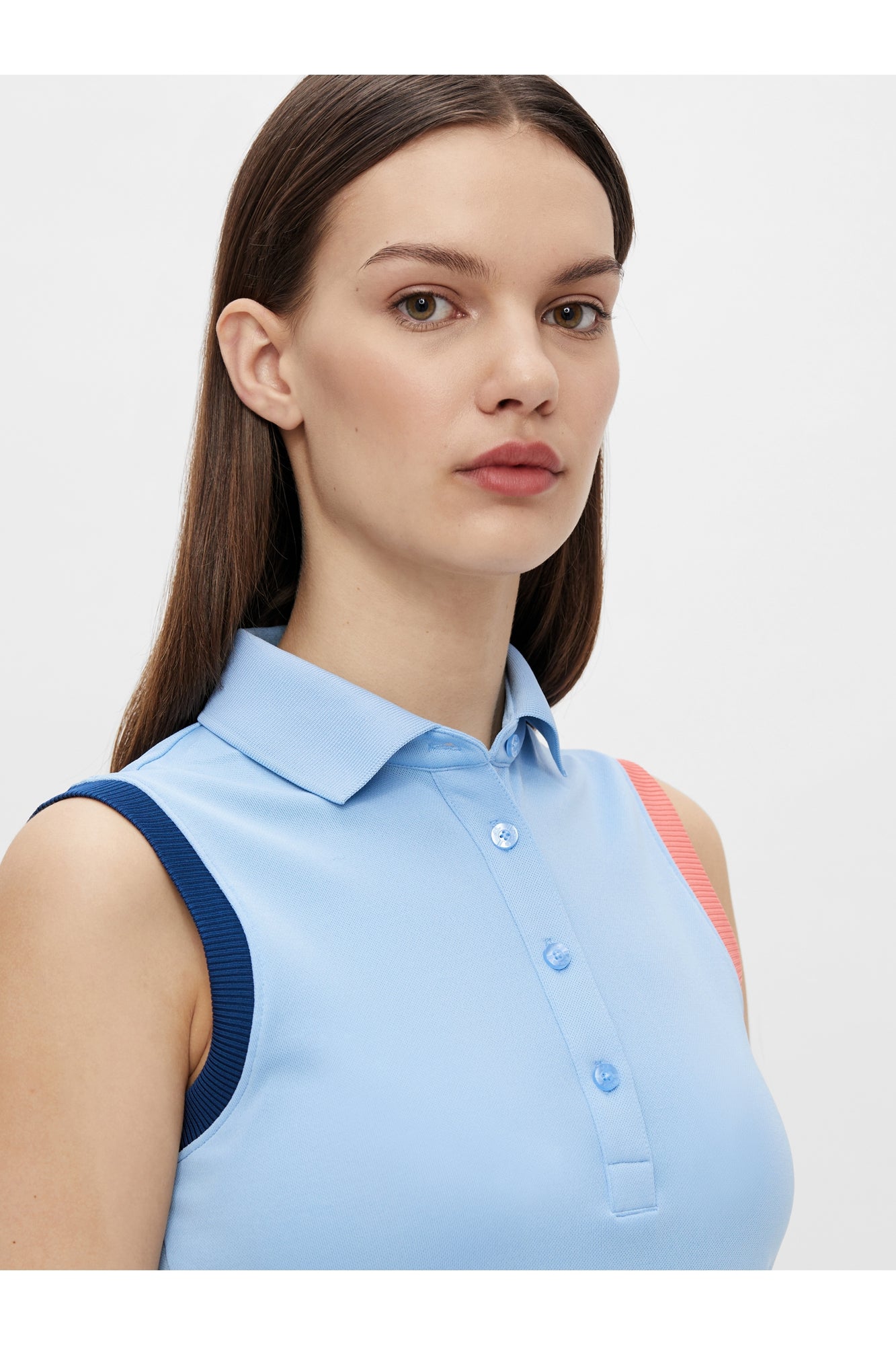 Women | Malin Sleeveless Golf Top | Summer Blue