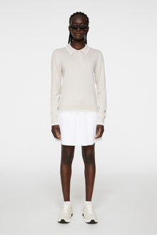 Women | Mimmi Knitted Shirt | Moonbeam