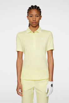 Women | Mindy Polo | Pale Lime Yellow