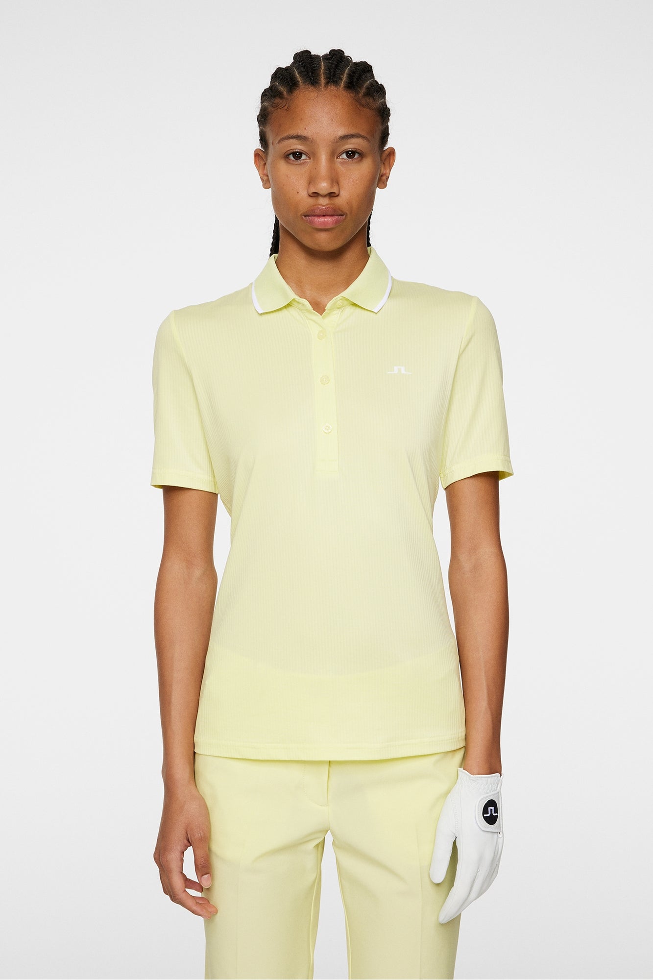 Women | Mindy Polo | Pale Lime Yellow