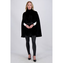 Women | Mink Cape, Leather Belt | Blackglama