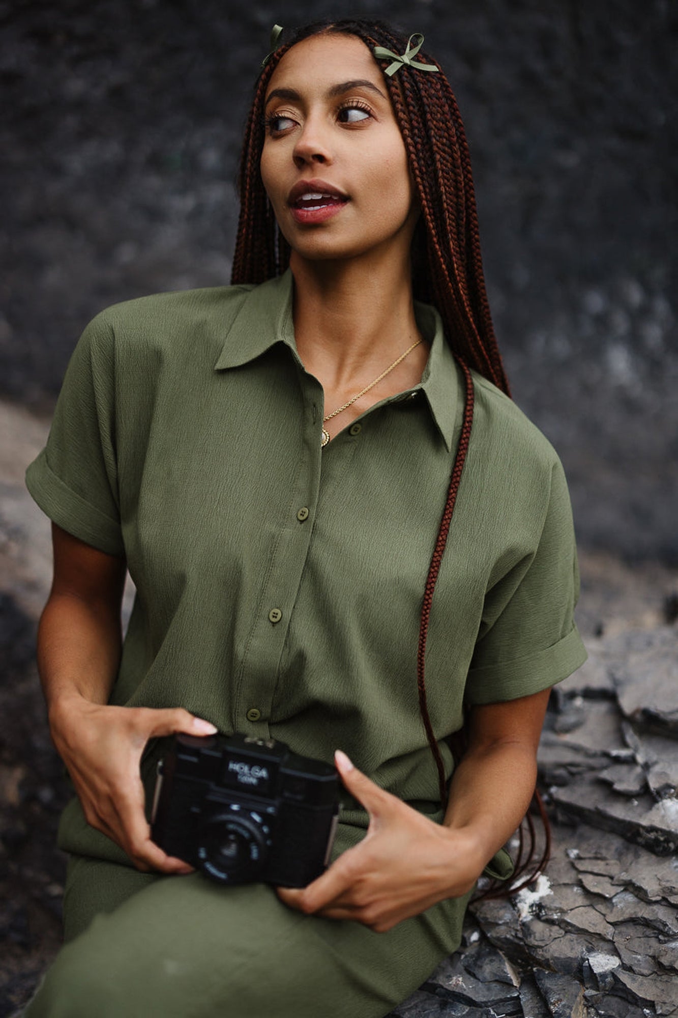 Women | Newport Blouse | Green