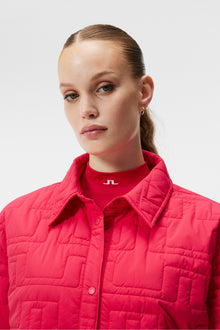 Women | Padded Shirt | Rose Red