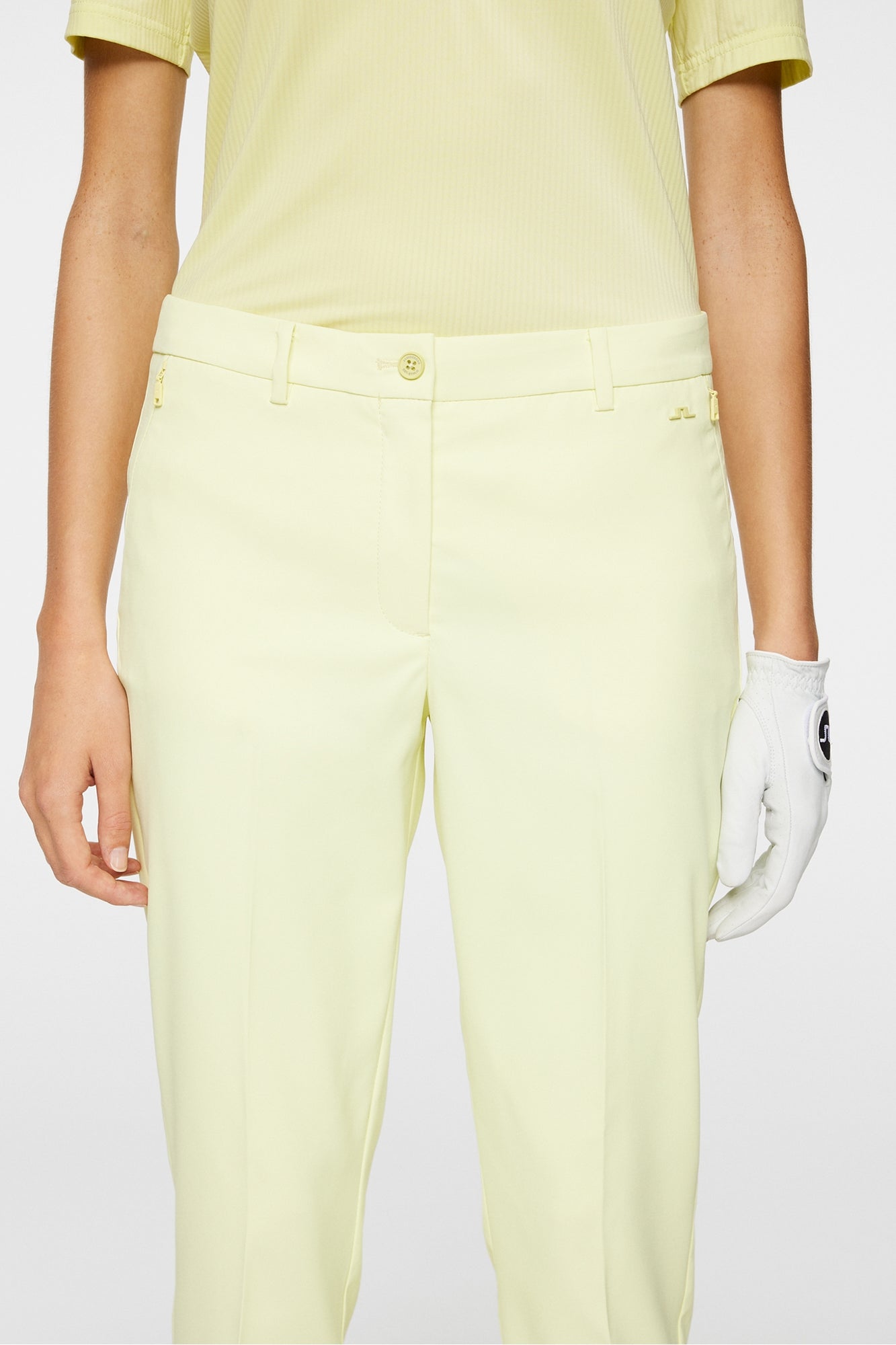 Women | Pia Pant | Pale Lime Yellow