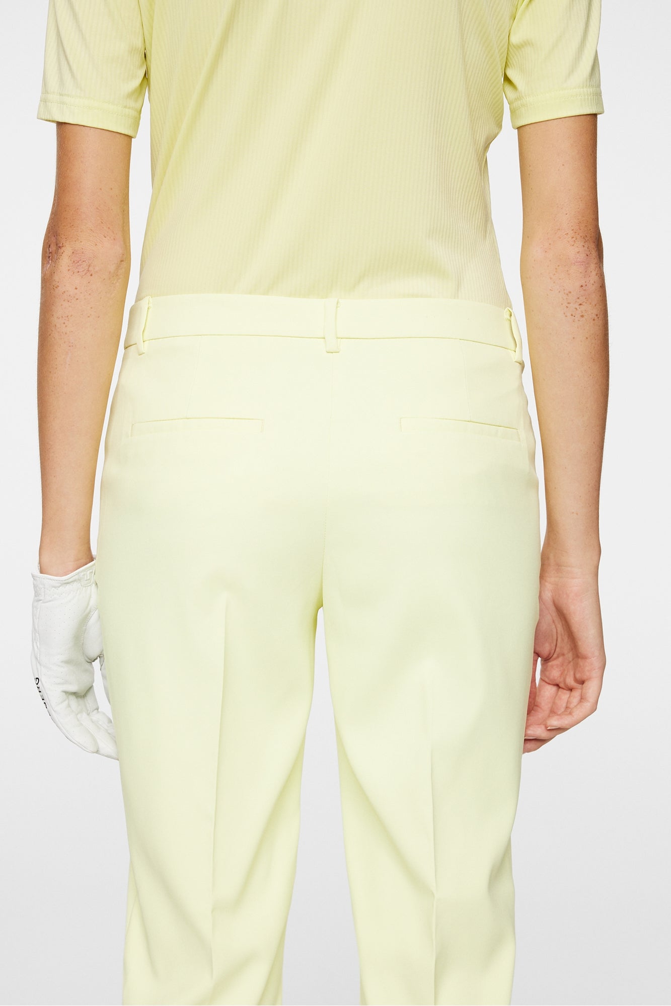 Women | Pia Pant | Pale Lime Yellow
