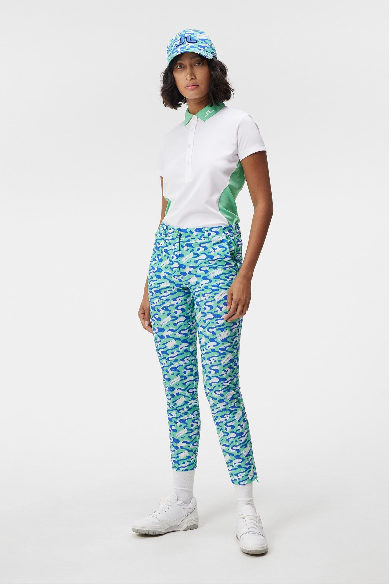 Women | Pia Print Pant | Caldera Jade Cream