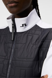 Women | Quilt Hybrid Jacket | Black