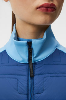Women | Quilt Hybrid Jacket | Estate Blue