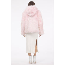 Women | Select Lamb Hooded Jacket | Pink