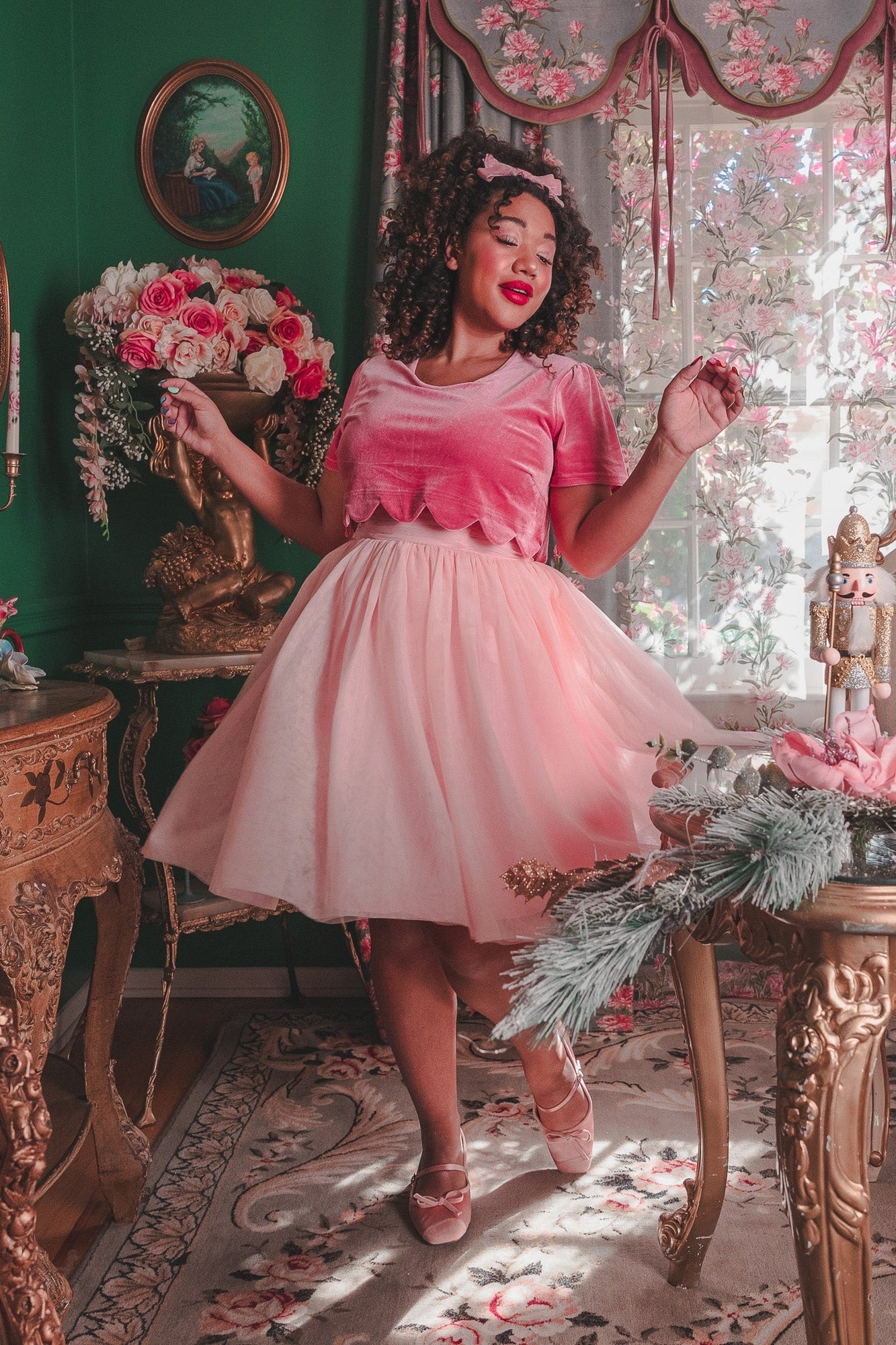 Women | Sugar Plum Dress | Pink