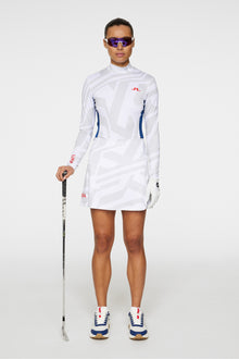 Women | Sylvie Compression Top | Us Golf White