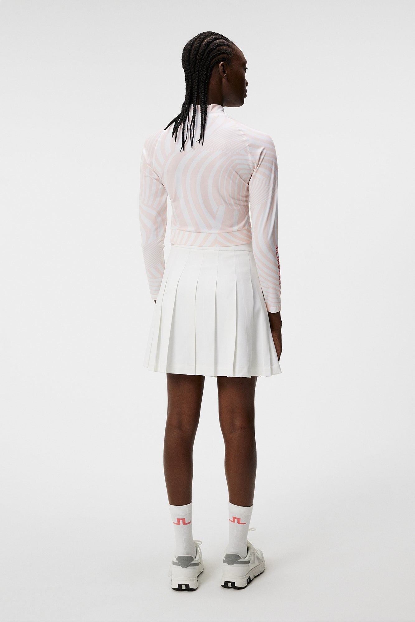 Women | Tea Long Sleeve Top | Dazzle Wave Rose