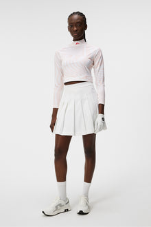 Women | Tea Long Sleeve Top | Dazzle Wave Rose