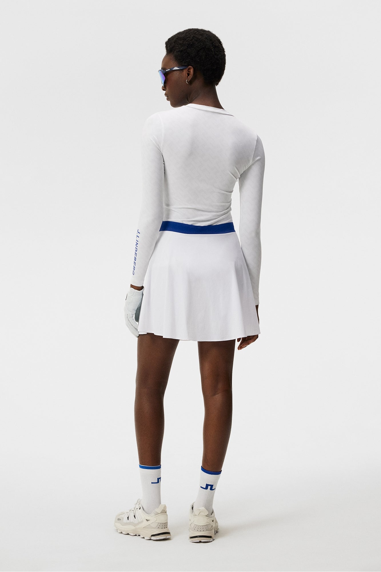 Women | Tekla Creneck Top | White Printed Bridge