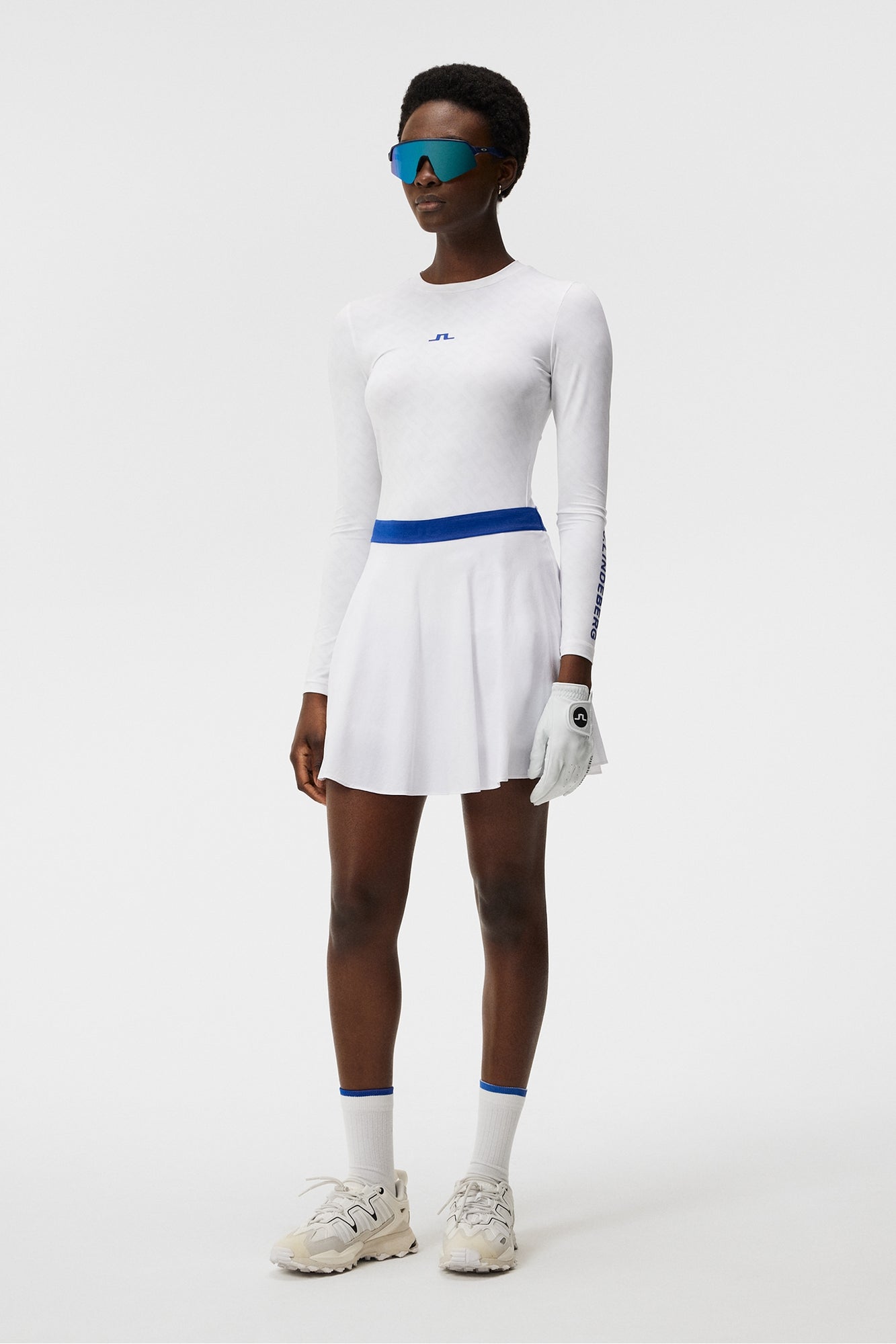 Women | Tekla Creneck Top | White Printed Bridge