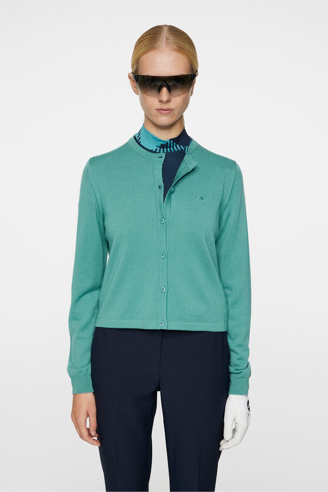 Women | Thalia Knitted Cardigan | Teal