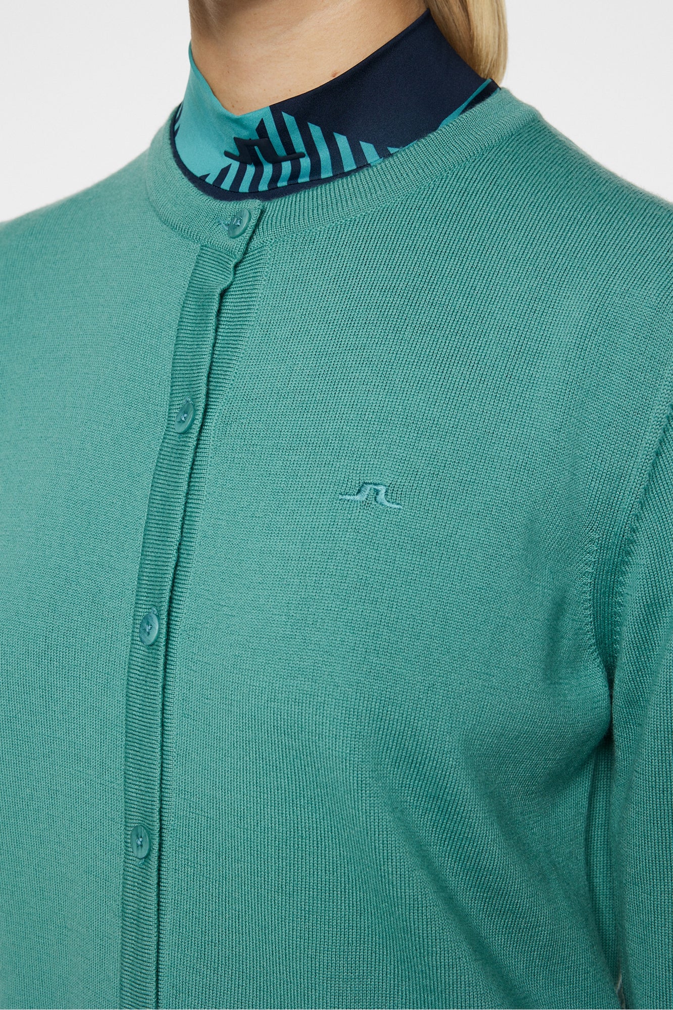 Women | Thalia Knitted Cardigan | Teal