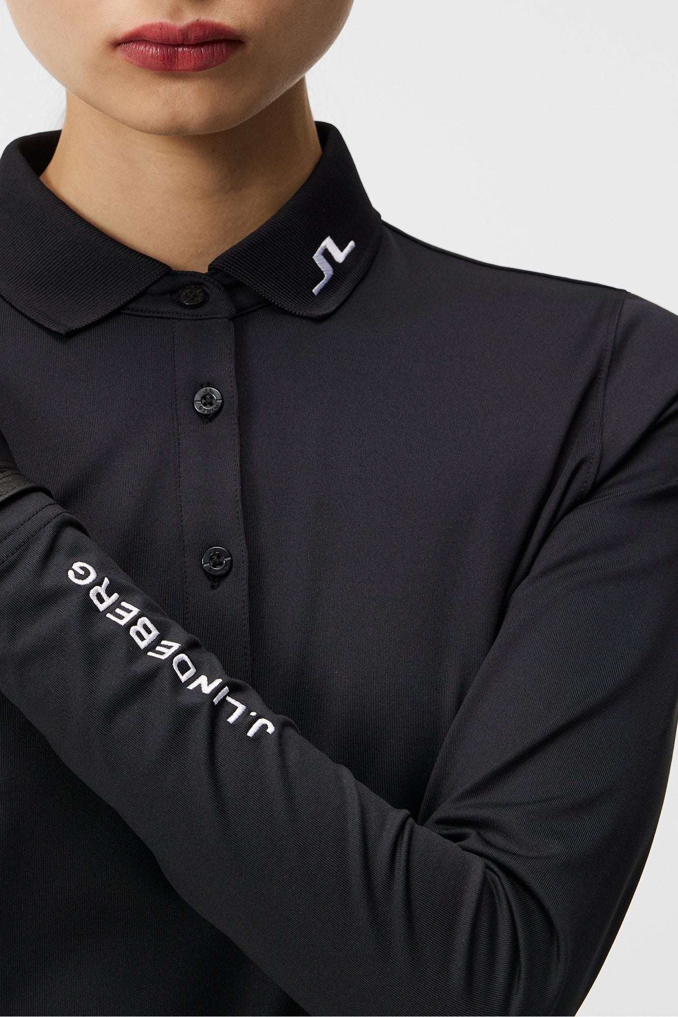 Women | Tour Tech Ls Polo | Black