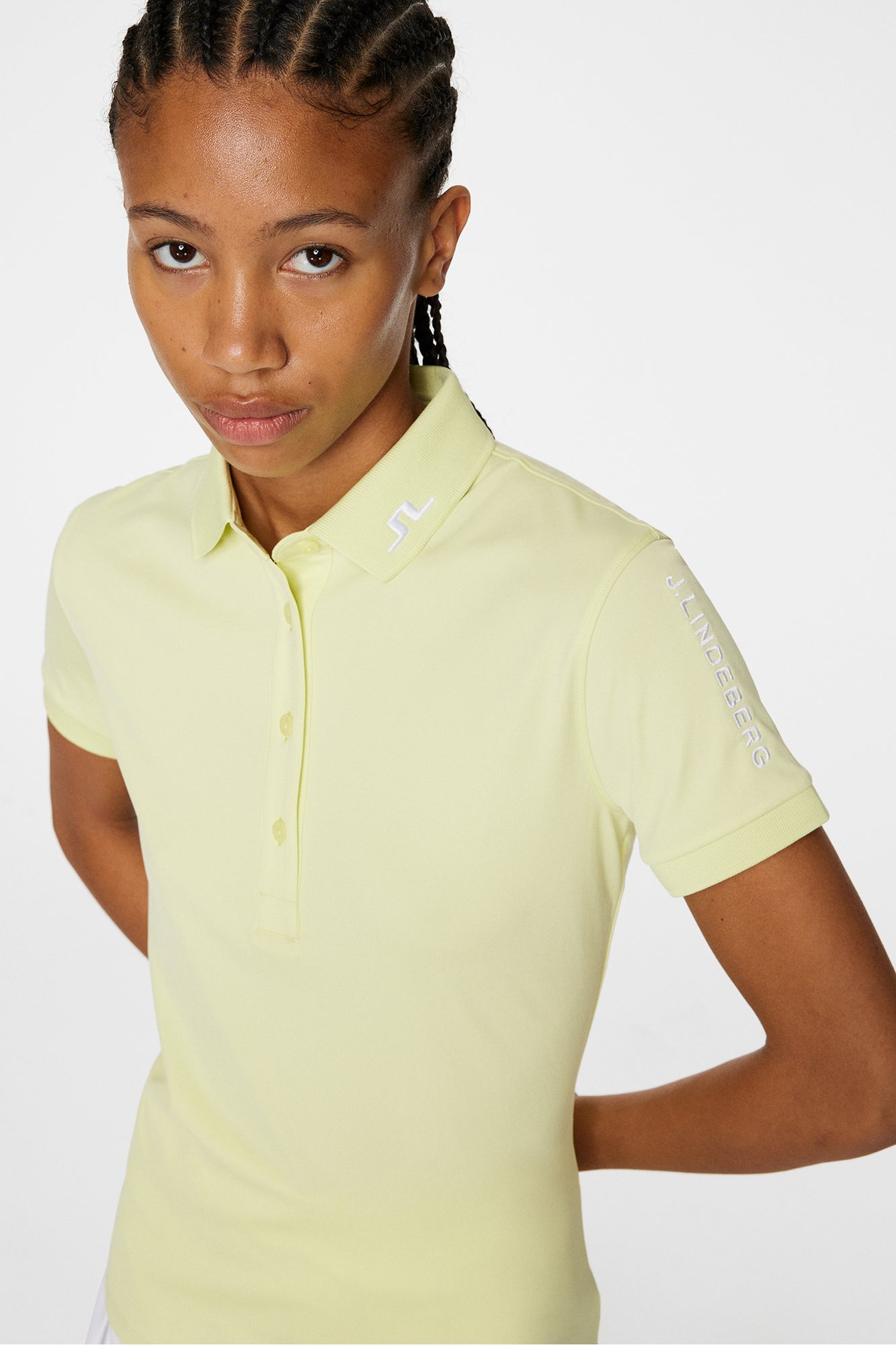 Women | Tour Tech Polo | Pale Lime Yellow