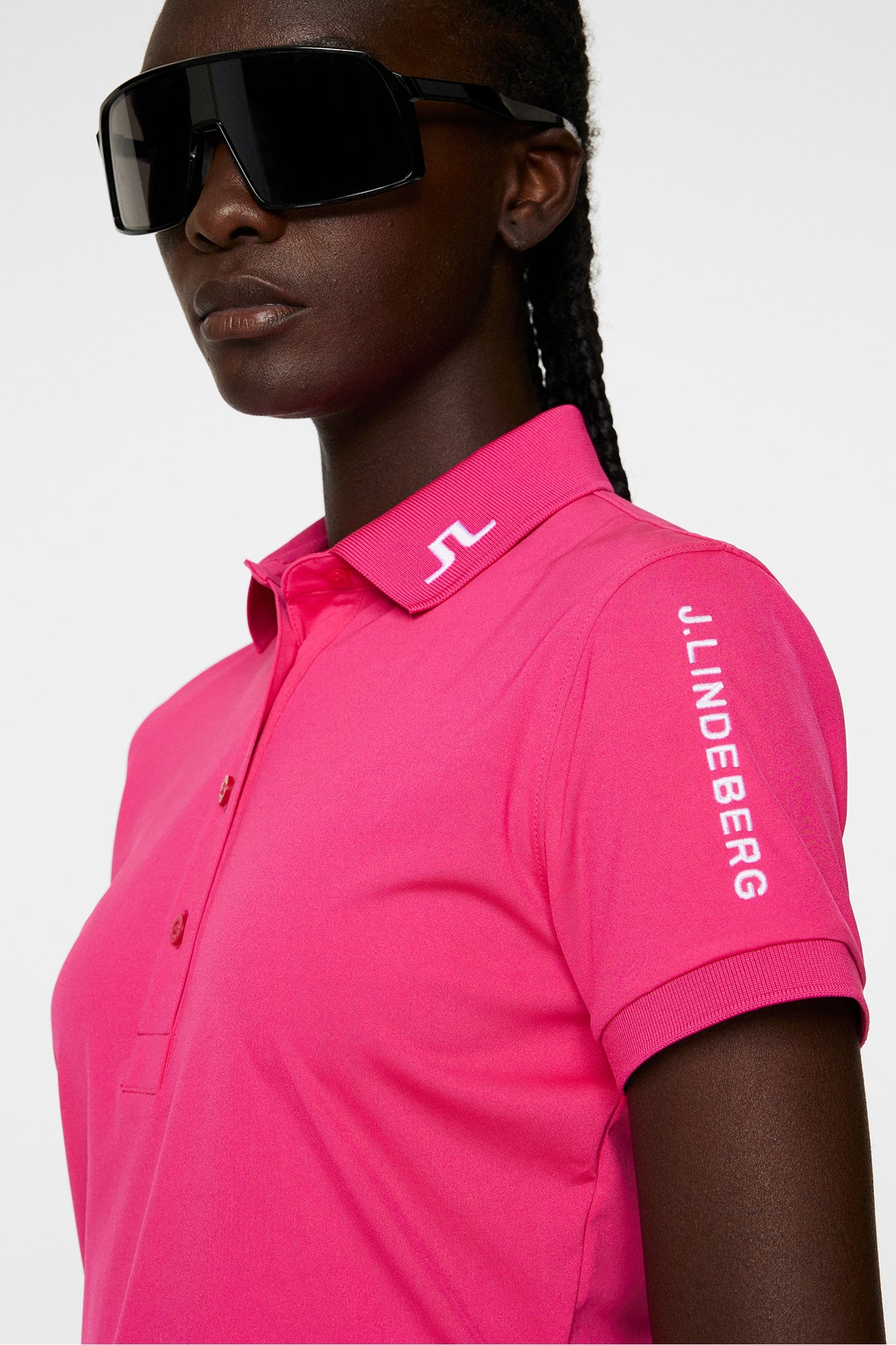 Women | Tour Tech Polo | Pink Peacock