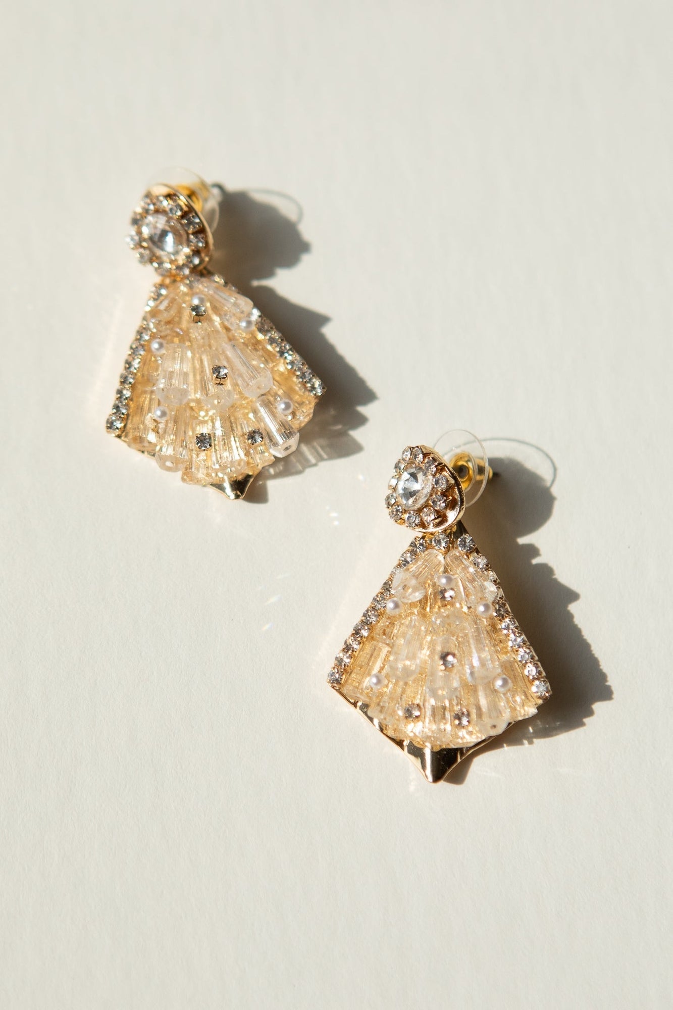 Women | Wedding Dress Earrings | Gold