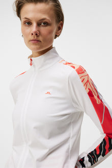 Women | Winona Print Mid Layer | White