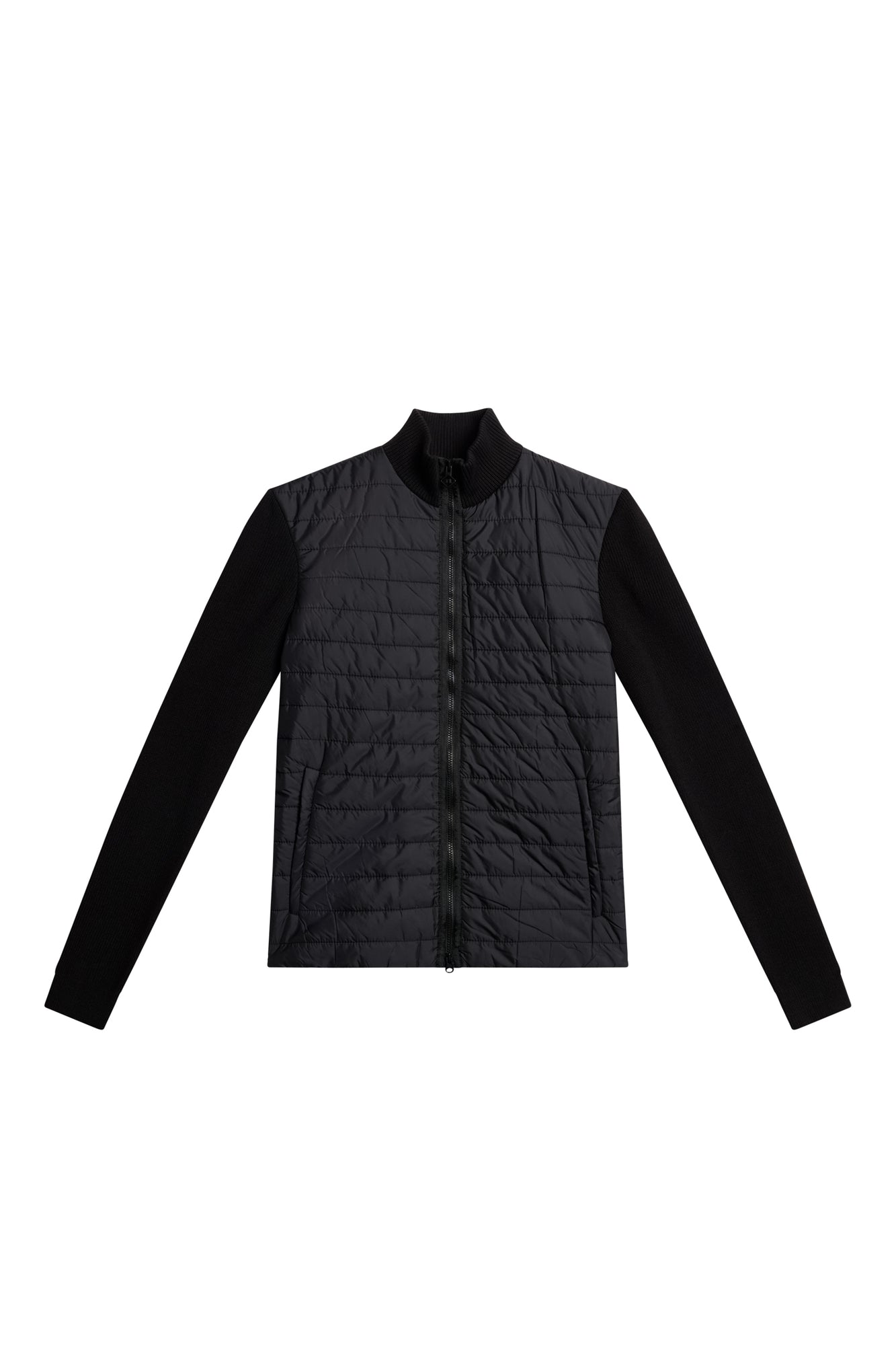 Women | Wren Knitted Hybrid Jacket | Black
