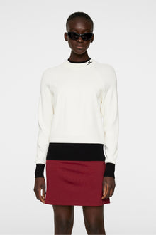 Women | Zoe Knitted Sweater | White (V1)