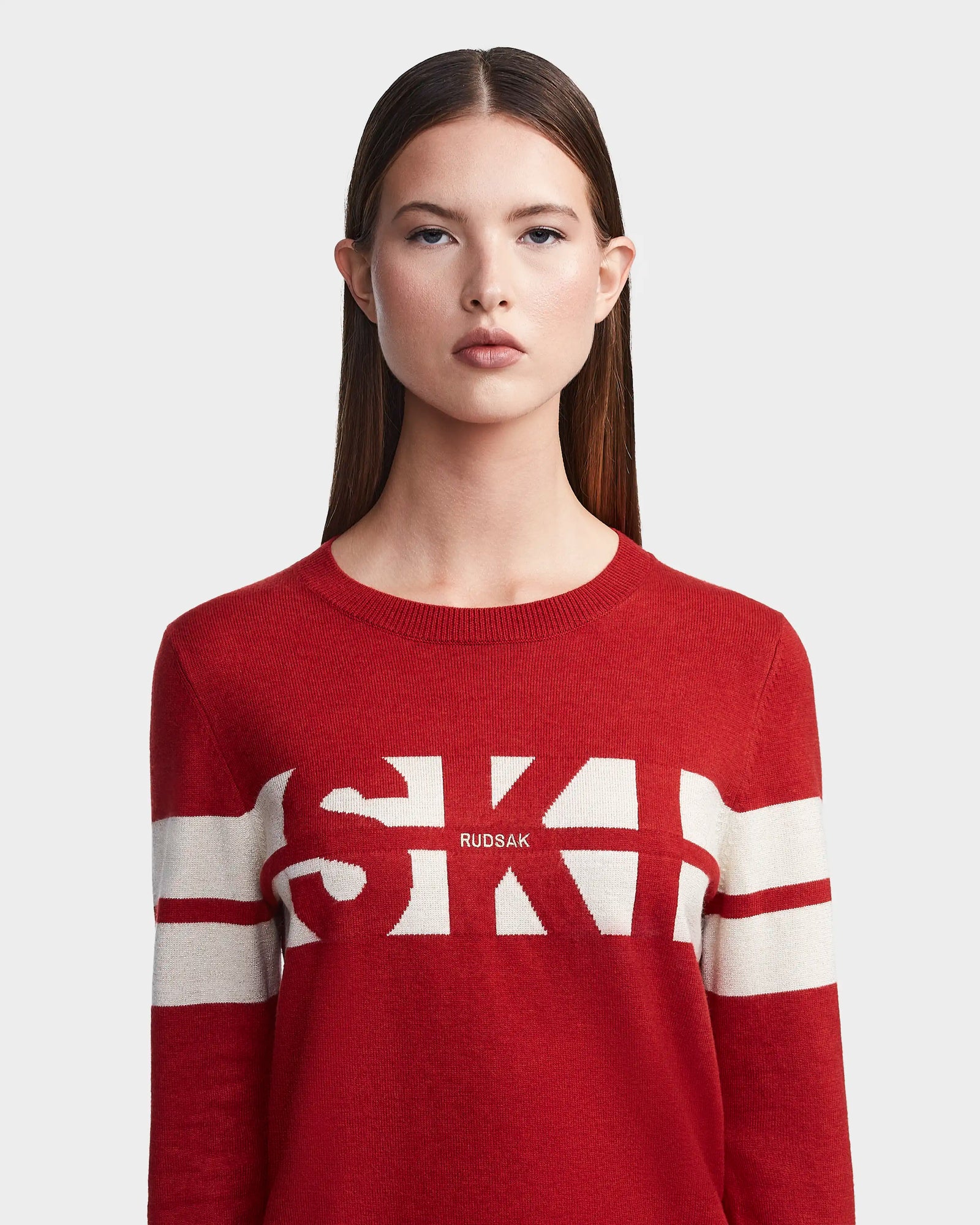 Women | ODESSA Ski Sweater | Orange